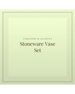 Stoneware Vase Set