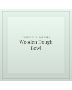 Wooden Dough Bowl