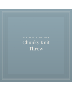 Chunky Knit Throw