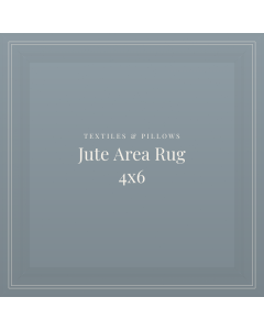Jute Area Rug 4x6