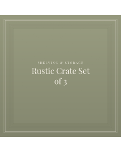 Rustic Crate Set of 3