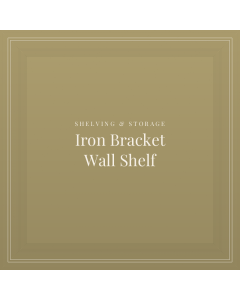 Iron Bracket Wall Shelf