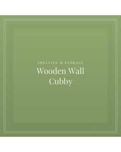 Wooden Wall Cubby