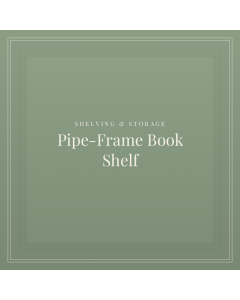 Pipe-Frame Book Shelf