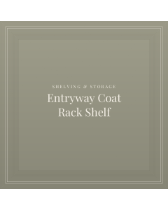 Entryway Coat Rack Shelf