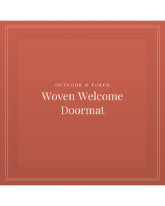 Woven Welcome Doormat