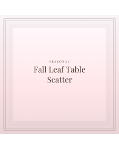 Fall Leaf Table Scatter
